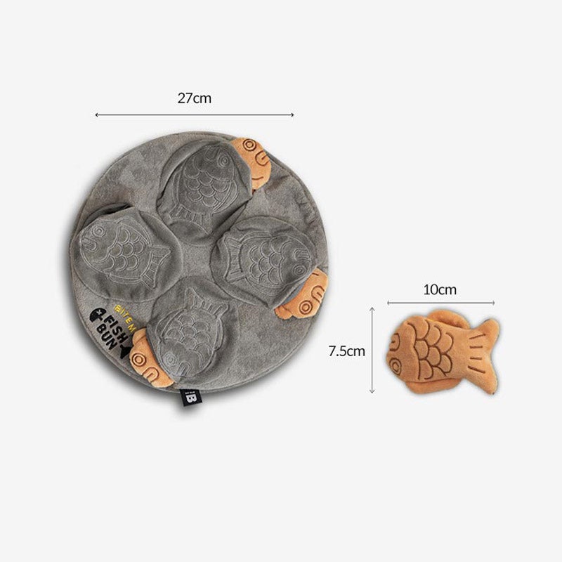 Bite Me Fish Bun Bungeoppang Maker Nose Work Dog Toy - CreatureLand