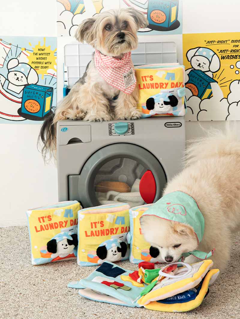 Bite Me It's Laundry Day Playbook Nose Work Dog Toy - CreatureLand
