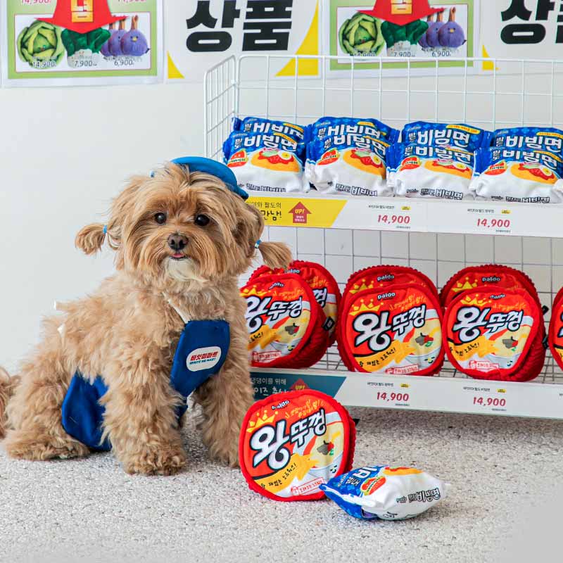 Bite Me Paldo x Bite Me | King Lid Ramen Cup Noodle Nose Work Dog Toy - CreatureLand