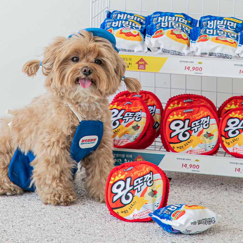 Bite Me Paldo x Bite Me | King Lid Ramen Cup Noodle Nose Work Dog Toy - CreatureLand