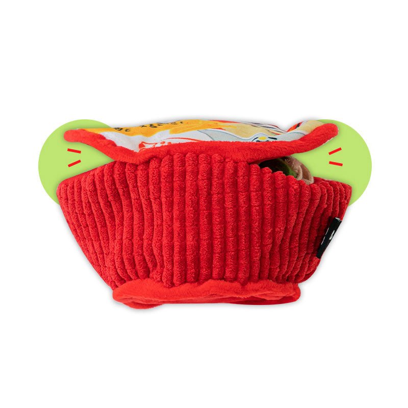 Bite Me Paldo x Bite Me | King Lid Ramen Cup Noodle Nose Work Dog Toy - CreatureLand