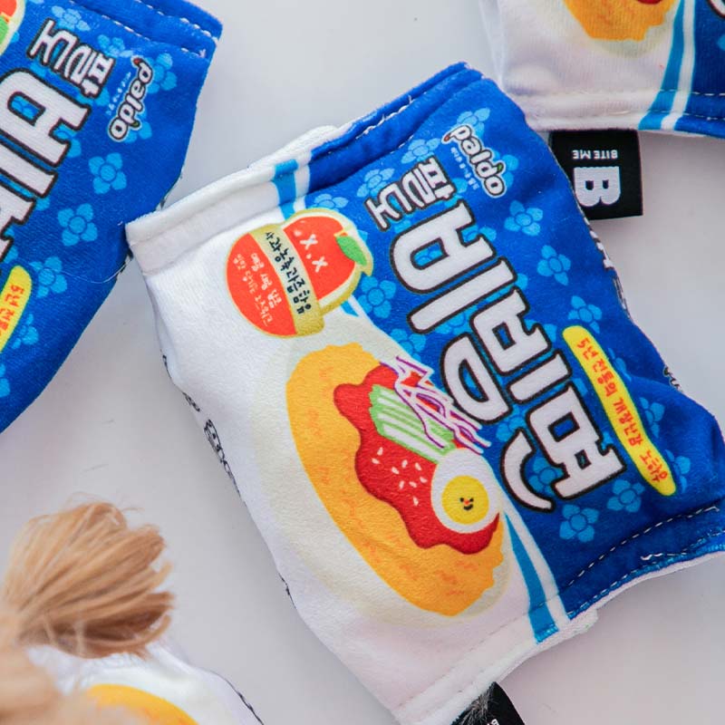 Bite Me Paldo x Bite Me | King Lid Ramen Cup Noodle Nose Work Dog Toy - CreatureLand