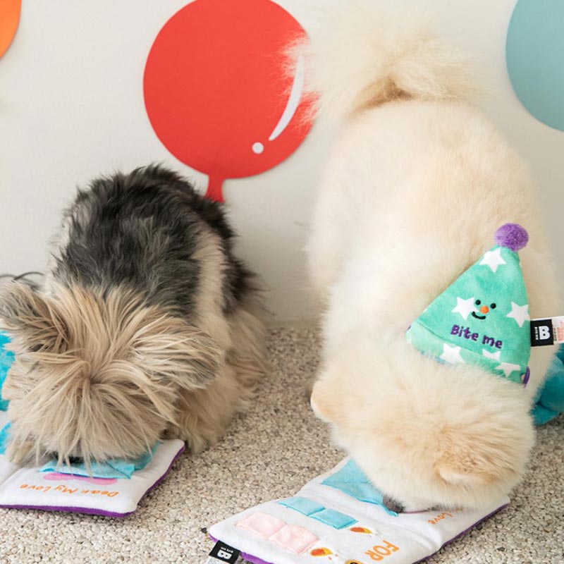 Bite Me Party Series - Party Card Nose Work Dog Toy - CreatureLand