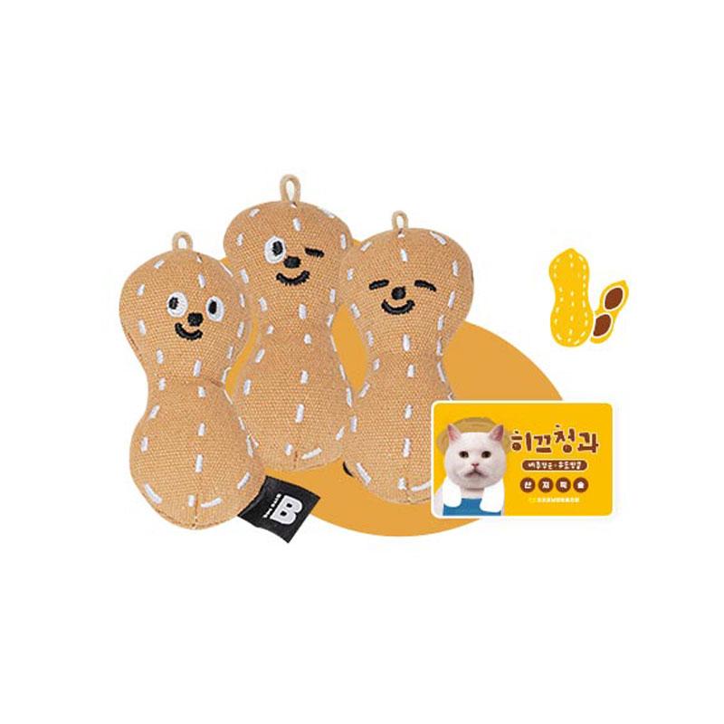 Bite Me Peanut Catnip Cat Toy (Set of 3) - CreatureLand