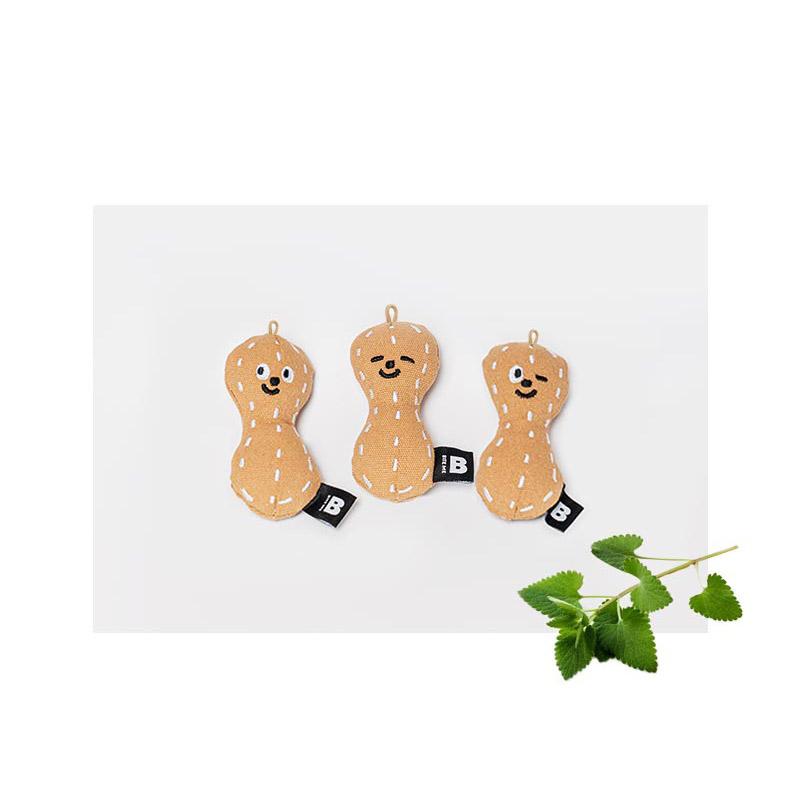 Bite Me Peanut Catnip Cat Toy (Set of 3) - CreatureLand