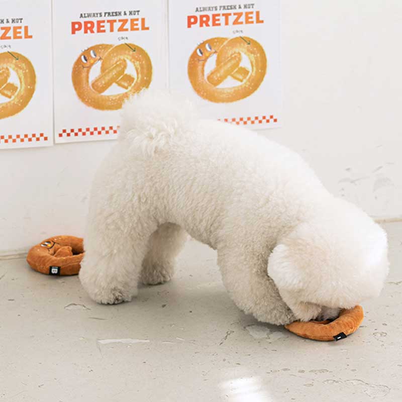 Bite Me Pretzel Nose Work Dog Toy - CreatureLand
