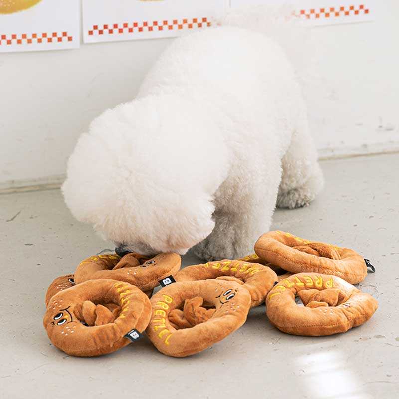 Bite Me Pretzel Nose Work Dog Toy - CreatureLand