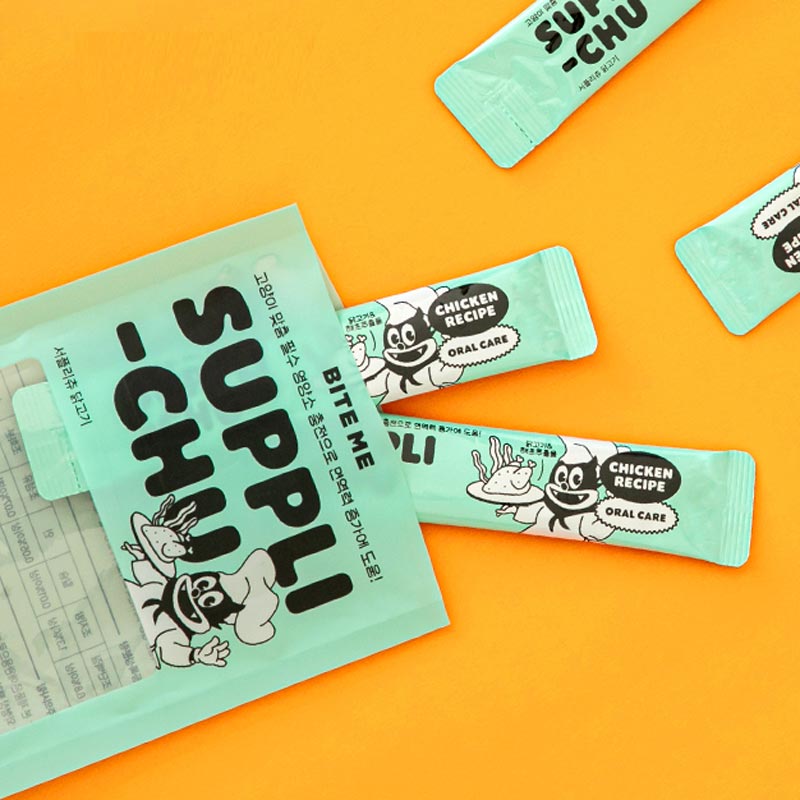 Bite Me Suppli-chu Cat Treats | Chicken (5 Sticks) - CreatureLand