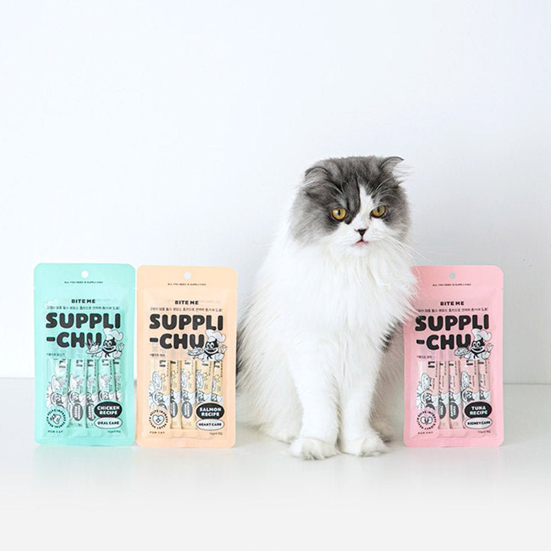 Bite Me Suppli-chu Cat Treats | Chicken (5 Sticks) - CreatureLand