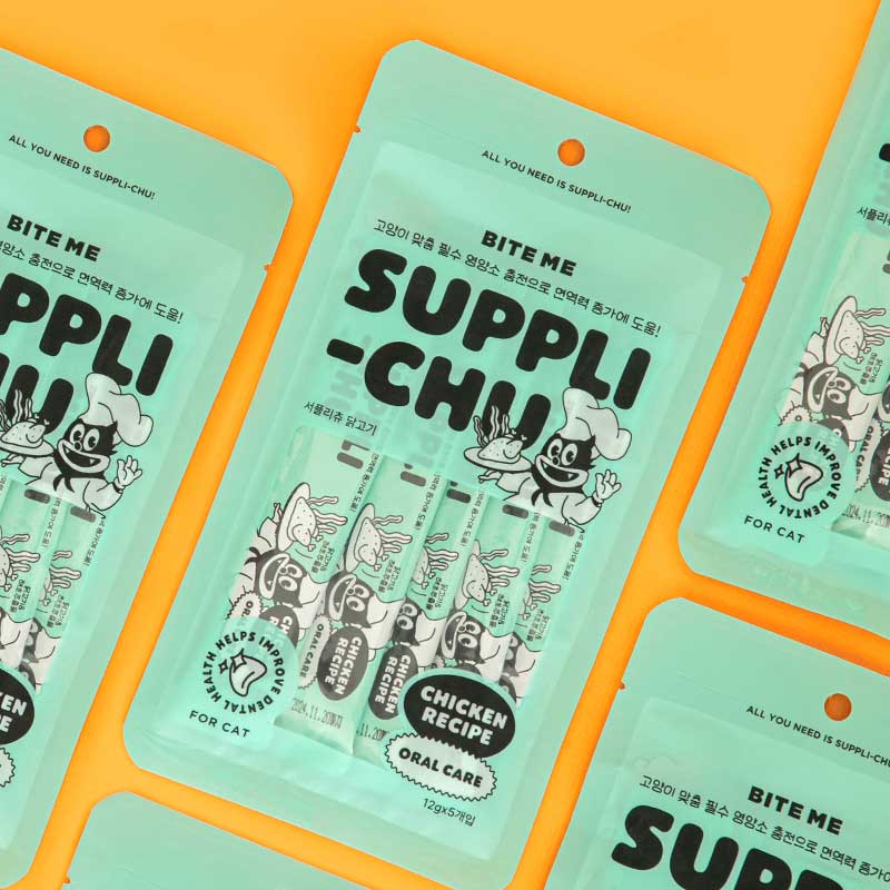 Bite Me Suppli-chu Cat Treats | Chicken (5 Sticks) - CreatureLand