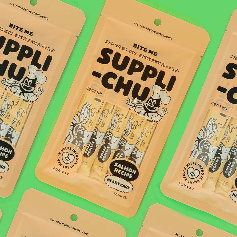 Bite Me Suppli-chu Cat Treats | Salmon (5 Sticks) - CreatureLand