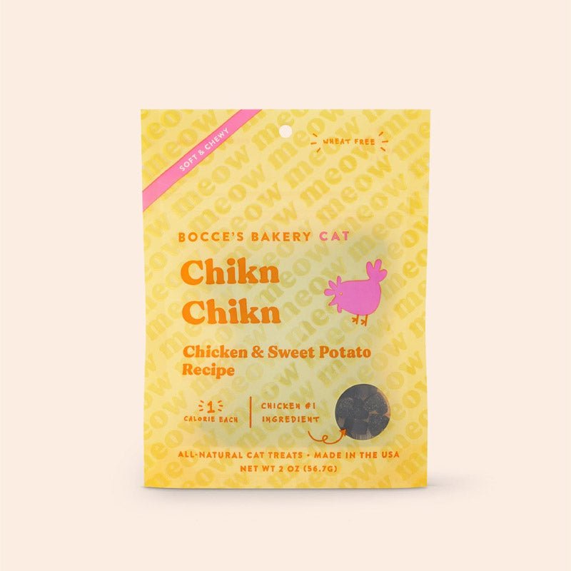 Bocce's Bakery Chikn Chikn Soft & Chewy Cat Treats | Chicken & Sweet Potato - CreatureLand