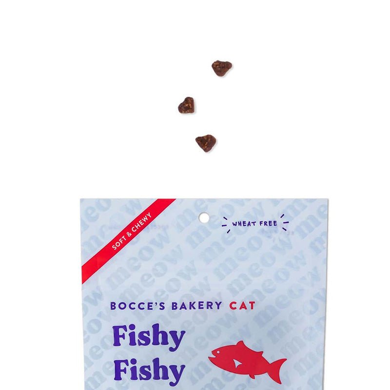 Bocce's Bakery Fishy Fishy Soft & Chewy Cat Treats | Whitefish & Carrot - CreatureLand