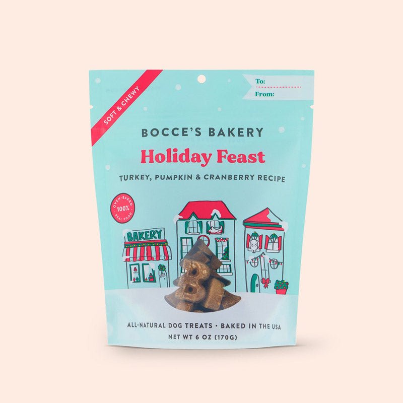 Bocce's Bakery Holiday Feast Soft & Chewy Dog Treats - 170g - CreatureLand