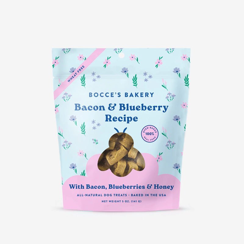 Bocce's Bakery Honey B's Biscuits | Blueberry + Bacon (141g) - CreatureLand
