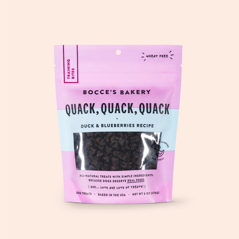 Bocce's Bakery Quack, Quack, Quack Dog Training Bites - 170g - CreatureLand