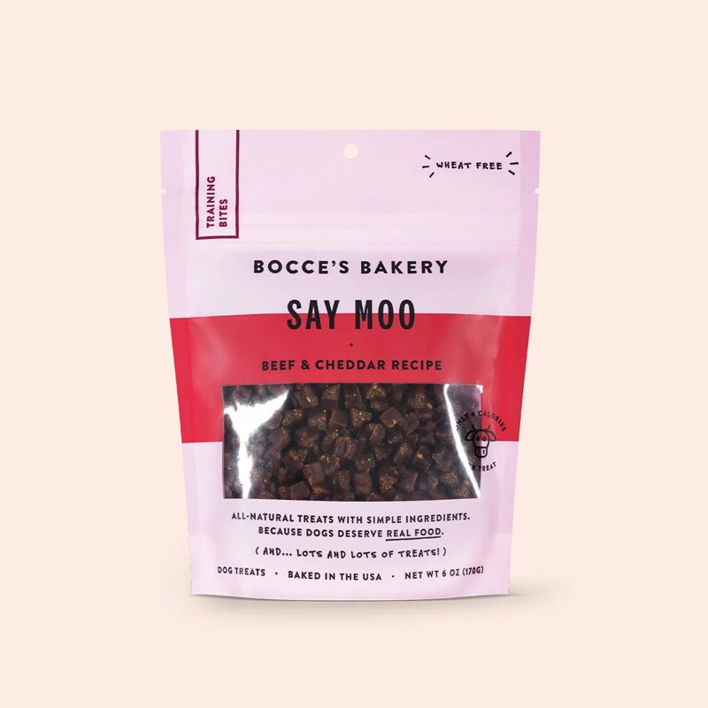 Bocce's Bakery Say Moo Dog Training Bites - 170g - CreatureLand