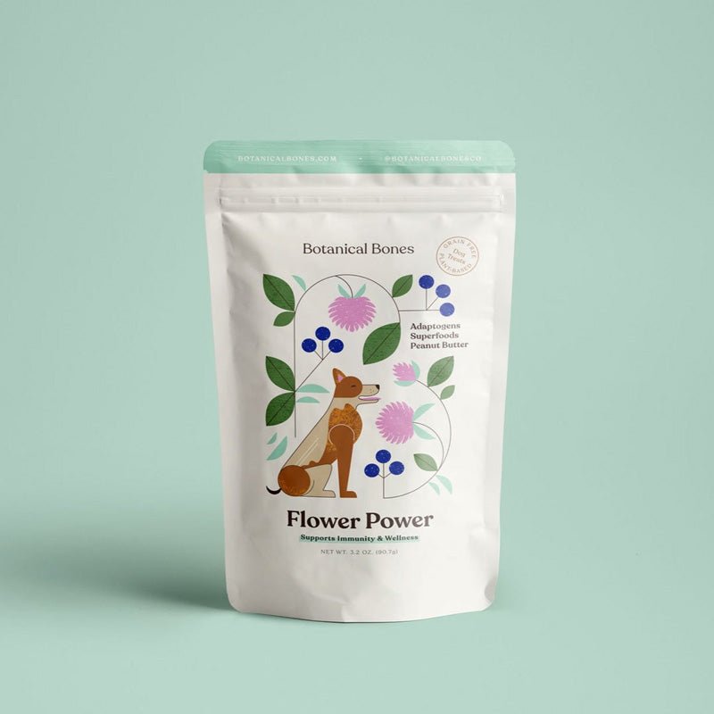 Botanical Bones Flower Power Dog Cookie | Immunity & Wellness - CreatureLand