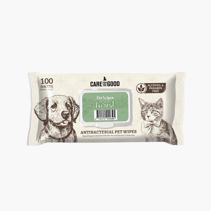 Care For The Good Antibacterial Pet Wipes | 100 Sheets (6 Scents) - CreatureLand