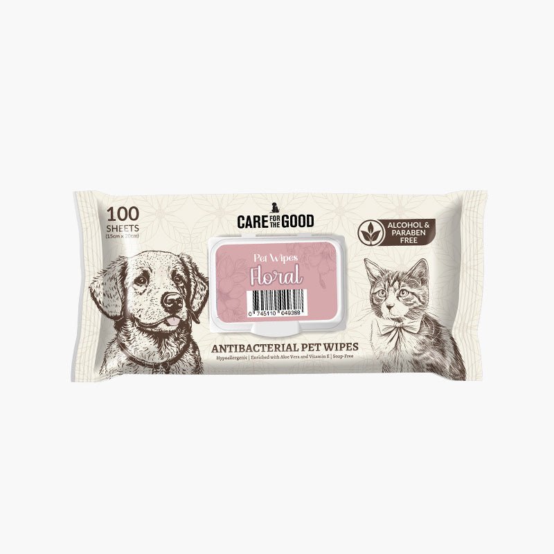 Care For The Good Antibacterial Pet Wipes | 100 Sheets (6 Scents) - CreatureLand