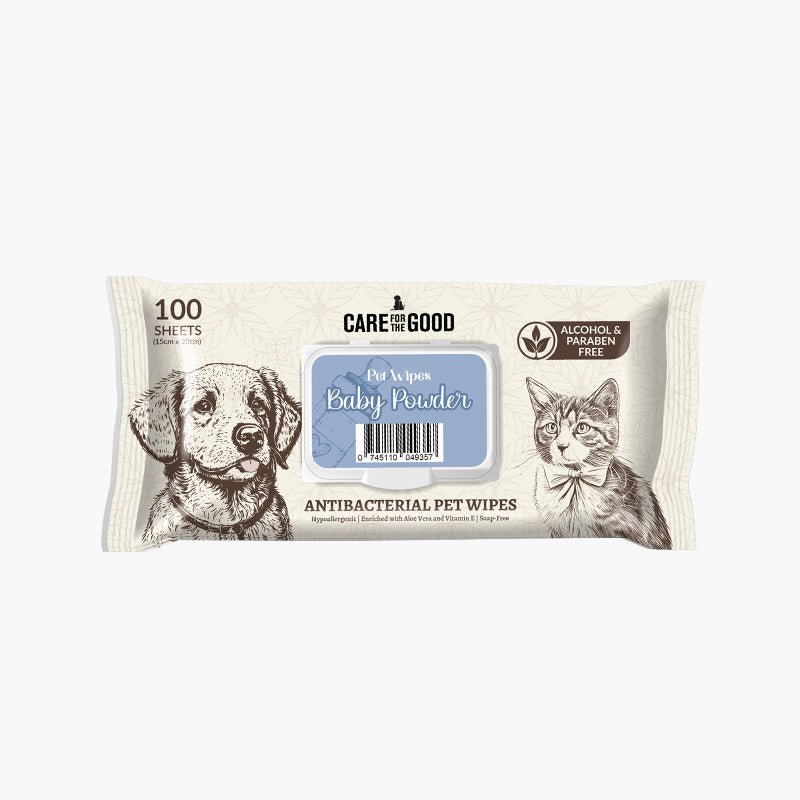 Care For The Good Antibacterial Pet Wipes | 100 Sheets (6 Scents) - CreatureLand