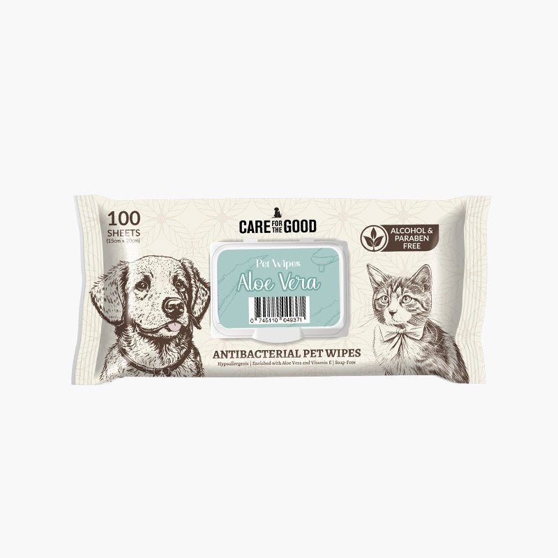 Antibacterial Pet Wipes 100 Sheets 6 Scents