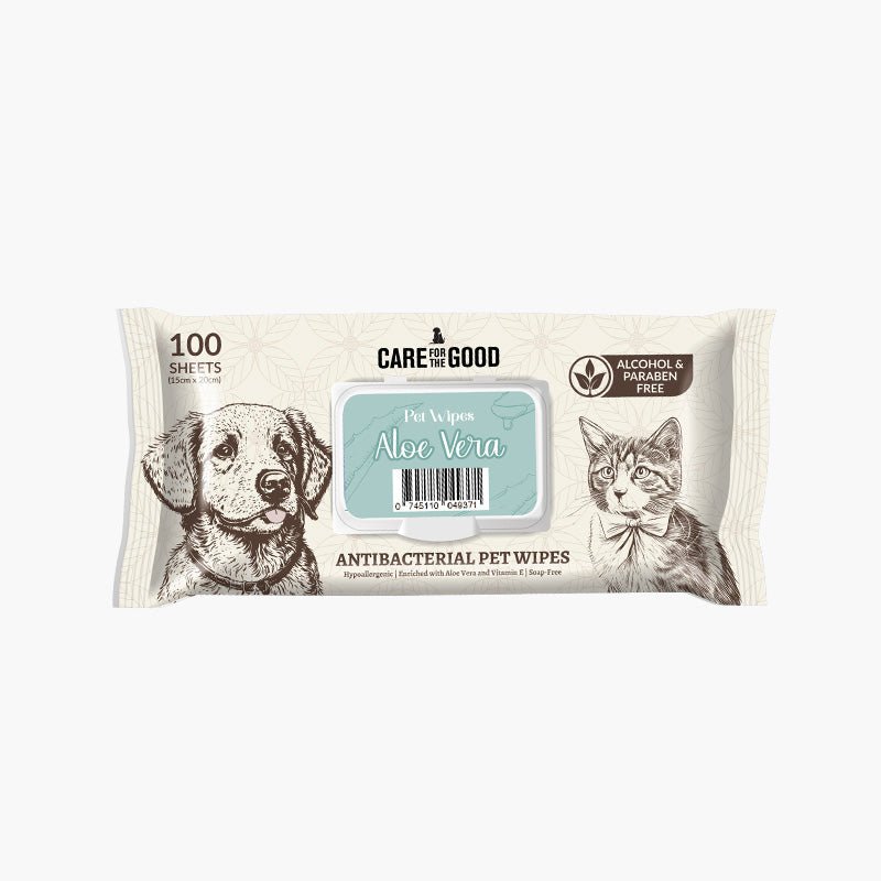 Care For The Good Antibacterial Pet Wipes | 100 Sheets (6 Scents) - CreatureLand
