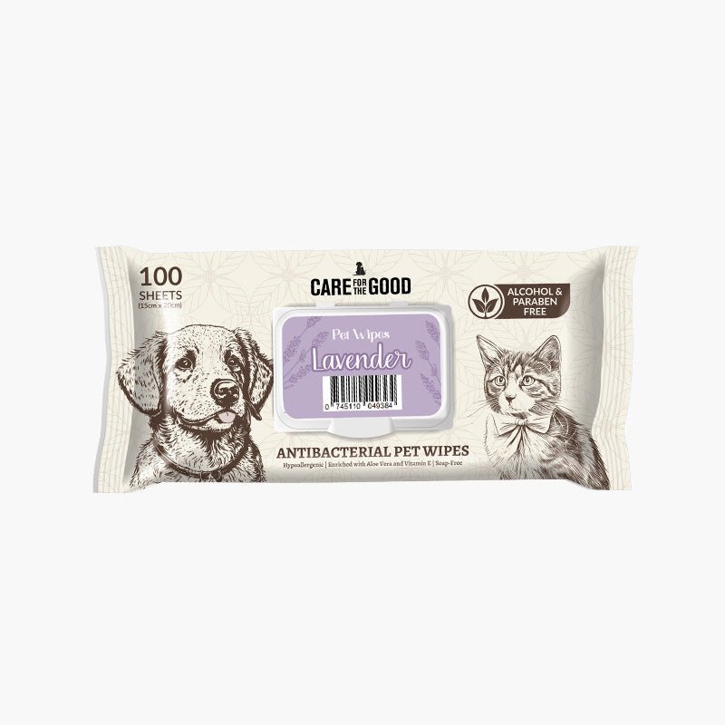 Care For The Good Antibacterial Pet Wipes | 100 Sheets (6 Scents) - CreatureLand