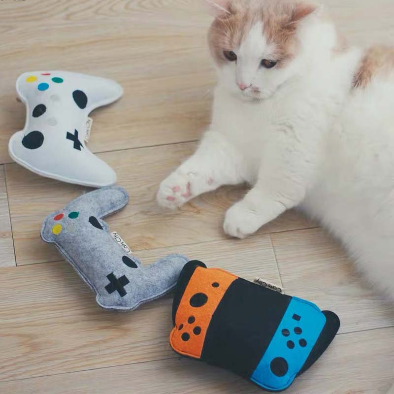 CatsCity Gaming Controllers Catnip Felt Toy (3 Designs) - CreatureLand