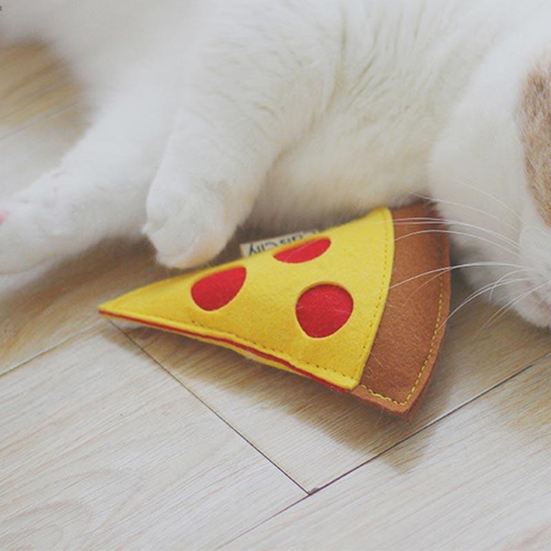 CatsCity Pizza Catnip Felt Toy - CreatureLand