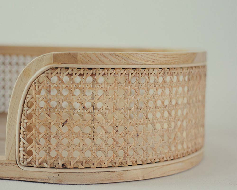 CatsCity Rattan Oval Pet Bed - CreatureLand