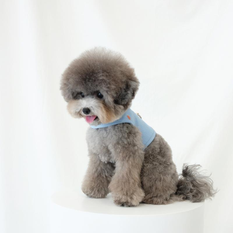 Cosy Corner Linen Soft Harness - Blue - CreatureLand