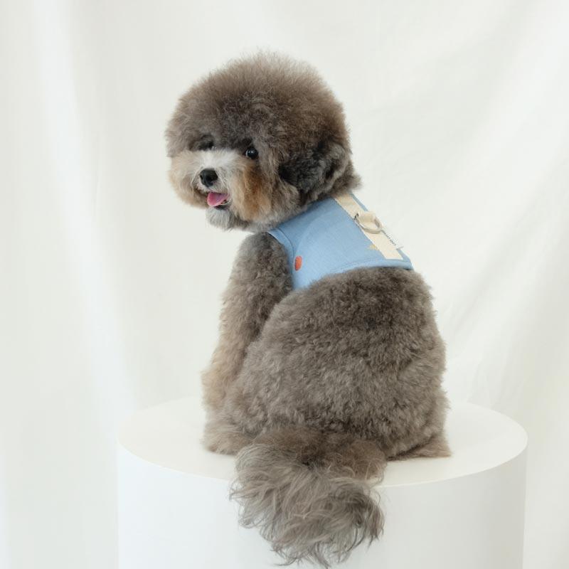 Cosy Corner Linen Soft Harness - Blue - CreatureLand