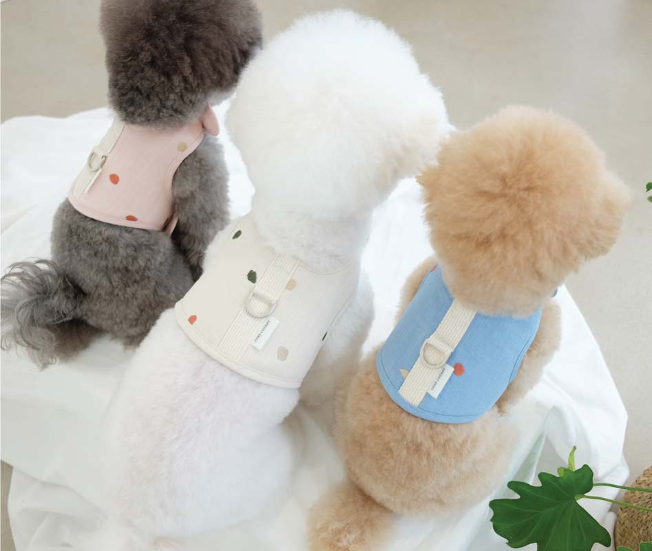 Cosy Corner Linen Soft Harness - Blue - CreatureLand