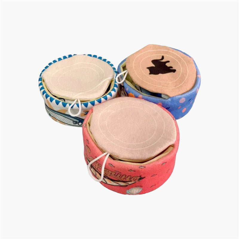 CreatureLand Canned Fishes Nose Work Catnip Toy - CreatureLand