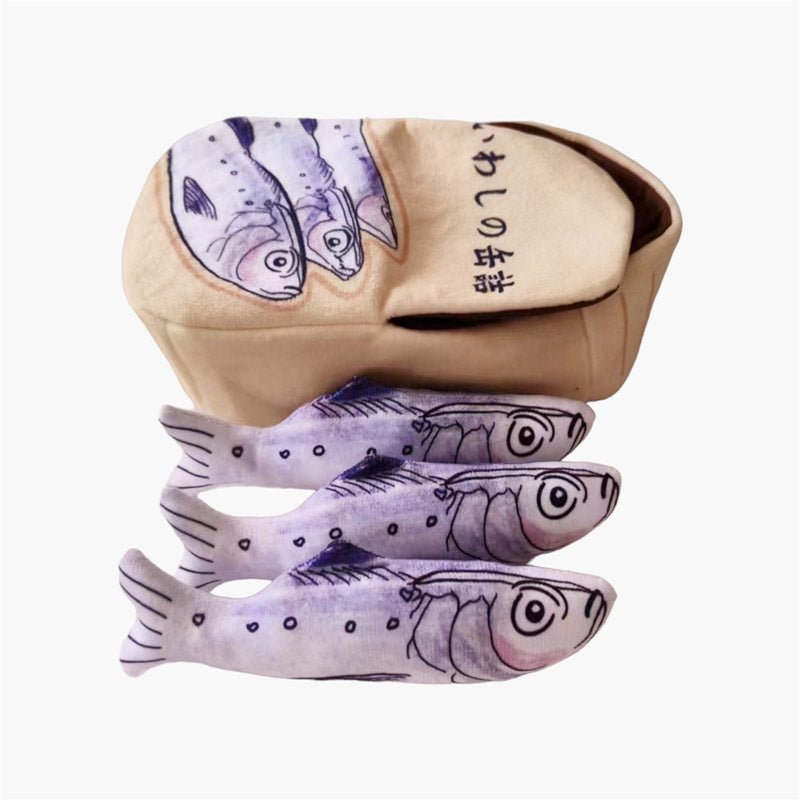 CreatureLand Canned Mackerel Nose Work Catnip Toy - CreatureLand