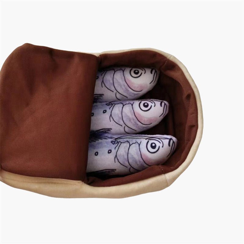 CreatureLand Canned Mackerel Nose Work Catnip Toy - CreatureLand