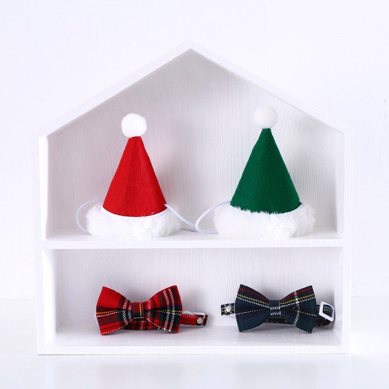 CreatureLand Christmas Checkered Accessories & Toys Cat Box Set (2 Colours) - CreatureLand
