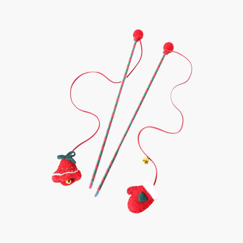 CreatureLand Christmas Ornament Cat Teaser (4 Designs) - CreatureLand