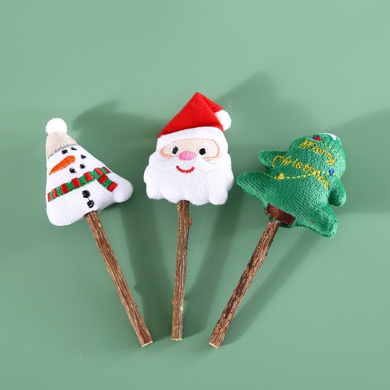 CreatureLand Christmas Plush Silvervine Gift Box (3 Sticks) - CreatureLand