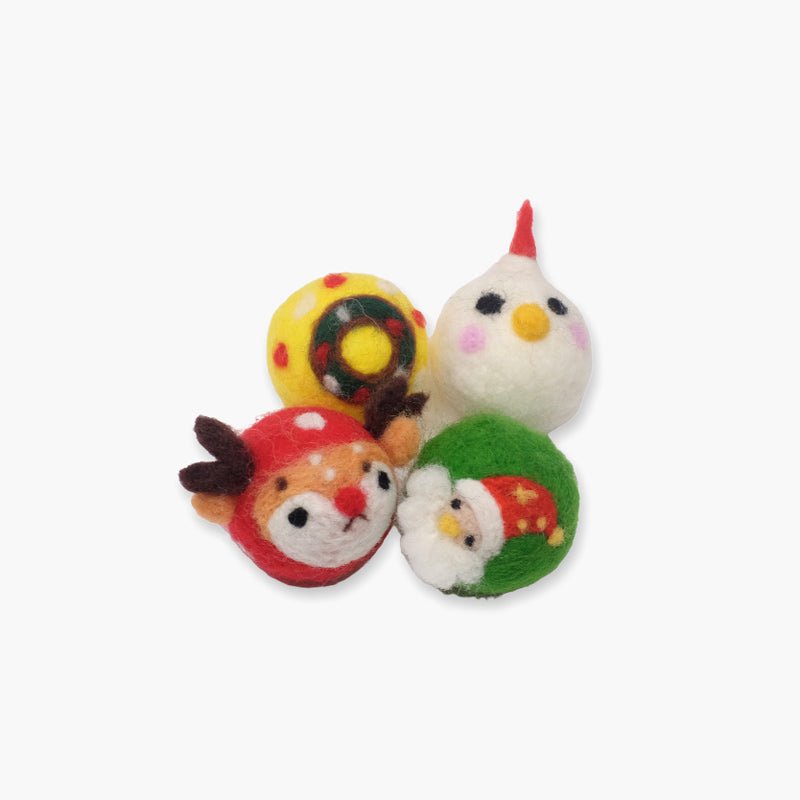 CreatureLand Christmas Wool Balls Box Set - CreatureLand