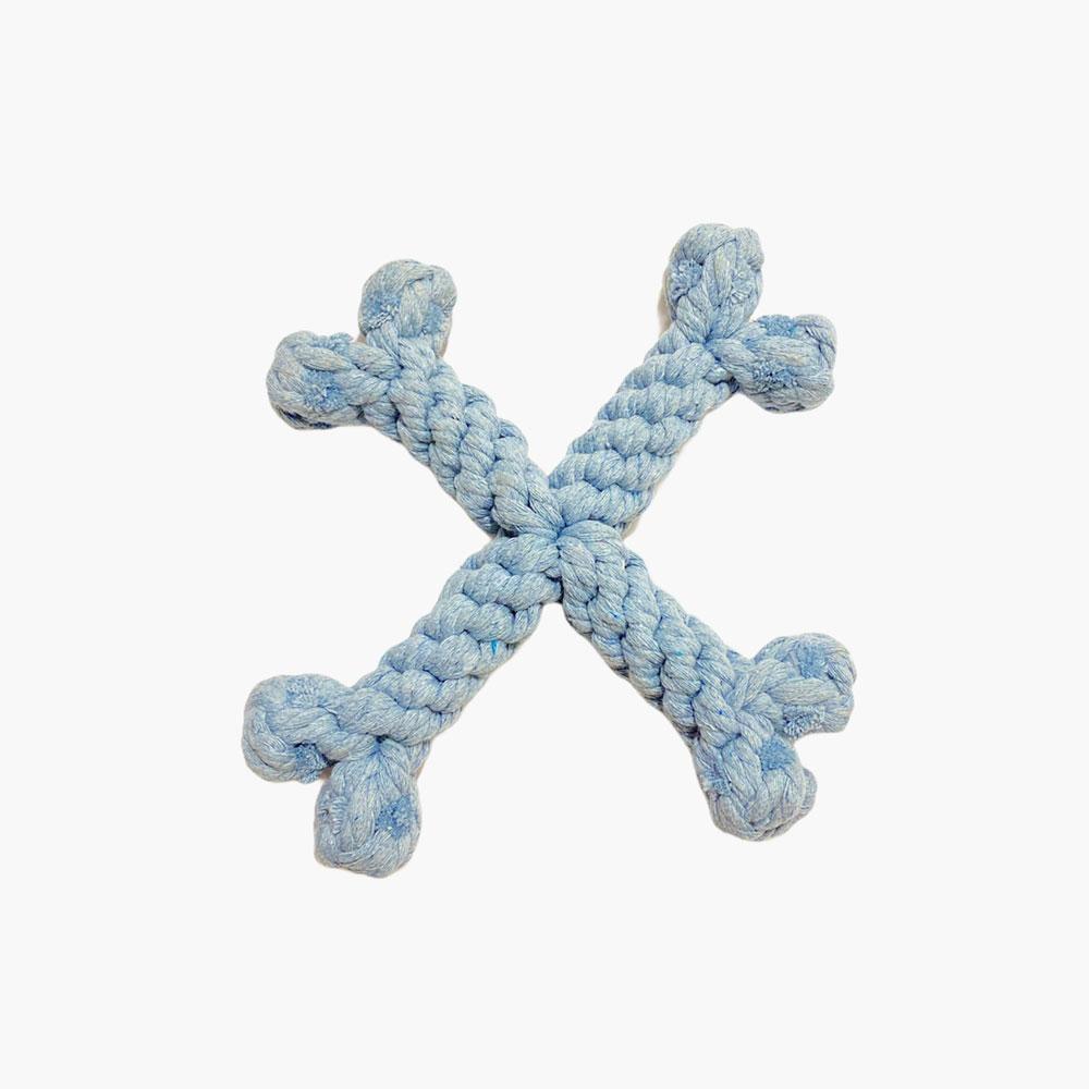 CreatureLand Cross Bone Dog Rope Toy - CreatureLand