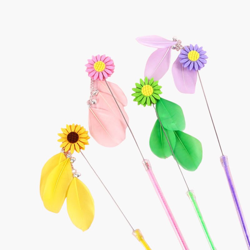 CreatureLand Daisy Cat Feather Teaser (4 Colours) - CreatureLand