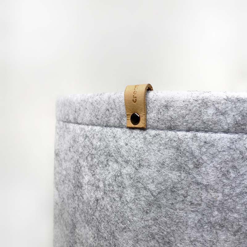 CreatureLand Felt Toy Storage Basket - Shark - CreatureLand