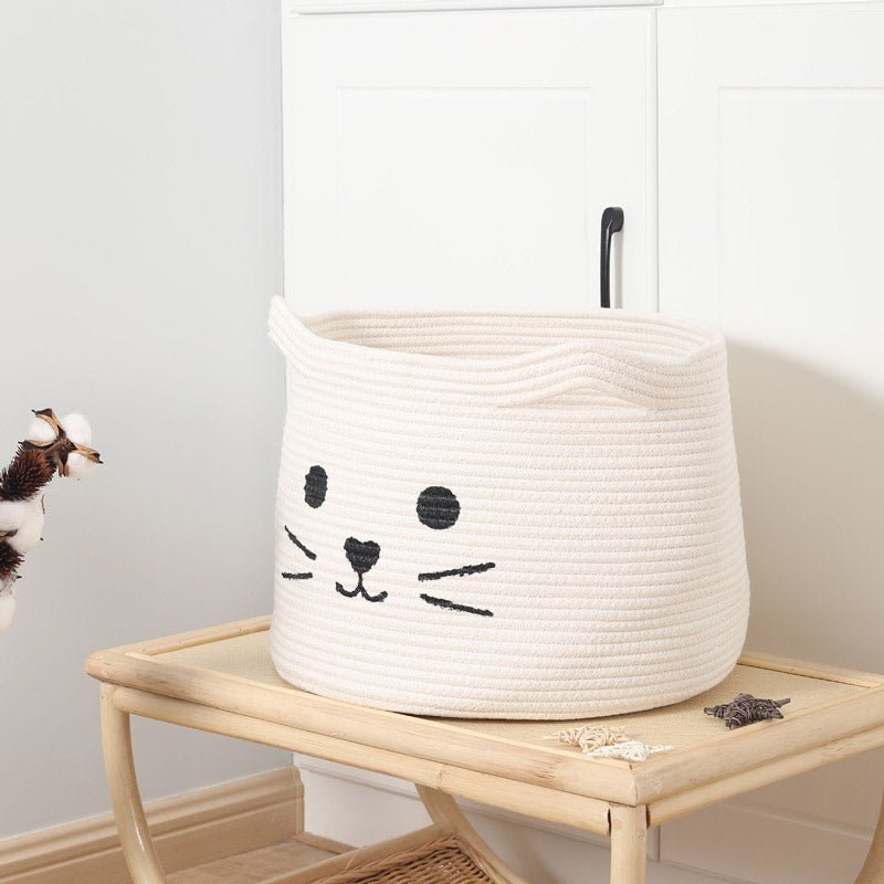 CreatureLand Furry Friends Toy Storage Basket (2 Sizes) - CreatureLand