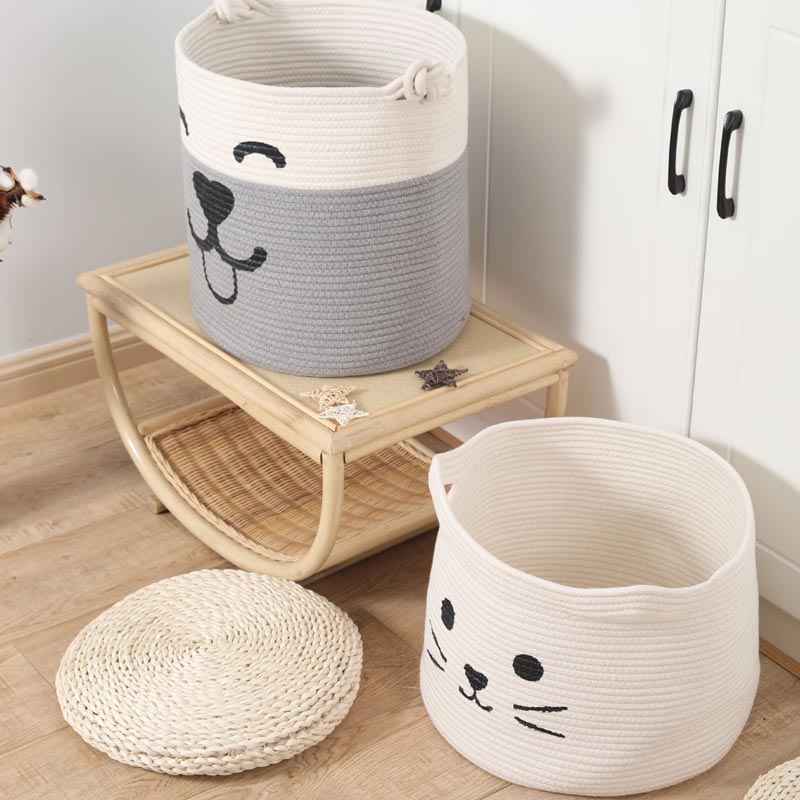 CreatureLand Furry Friends Toy Storage Basket (2 Sizes) - CreatureLand