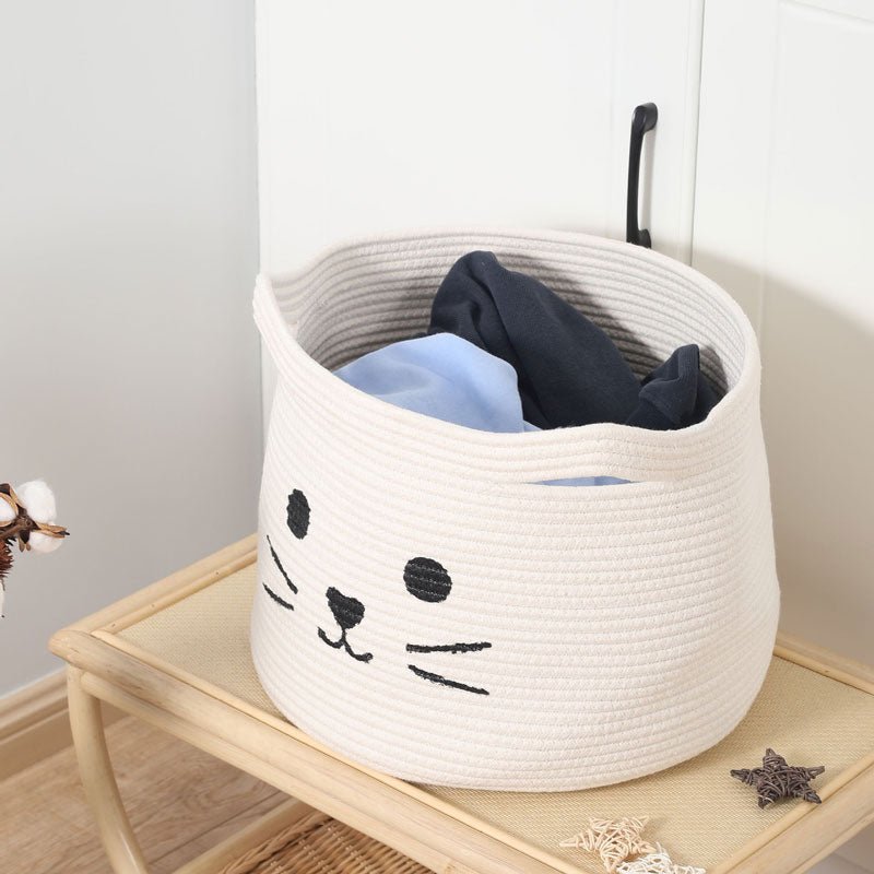 CreatureLand Furry Friends Toy Storage Basket (2 Sizes) - CreatureLand