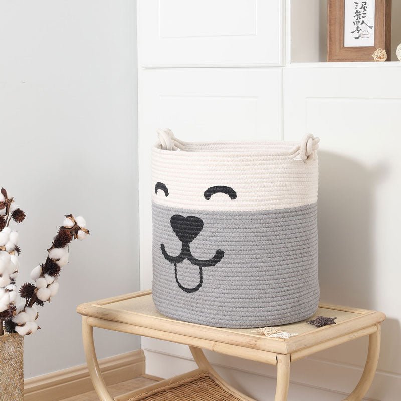 CreatureLand Furry Friends Toy Storage Basket (2 Sizes) - CreatureLand
