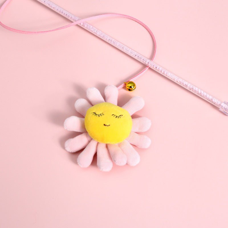 CreatureLand Plush Flower Cat Teaser - CreatureLand