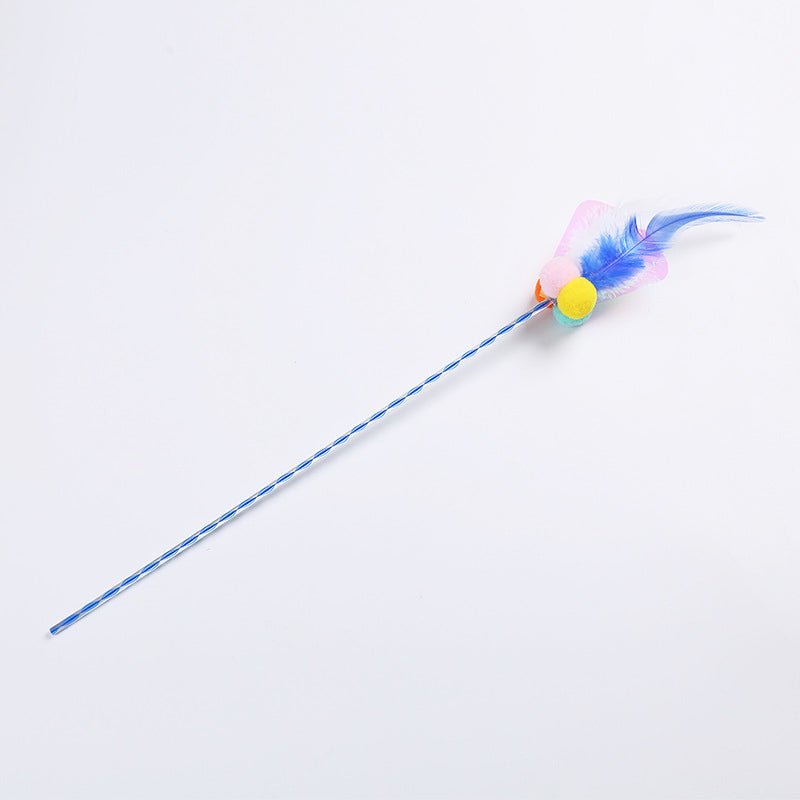 CreatureLand Pom Pom Feather Cat Teaser (3 Colours) - CreatureLand